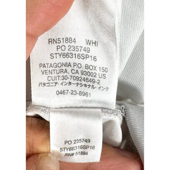 Patagonia kids base‎ layer shirt shark boys sz M(10) - Picture 8 of 9